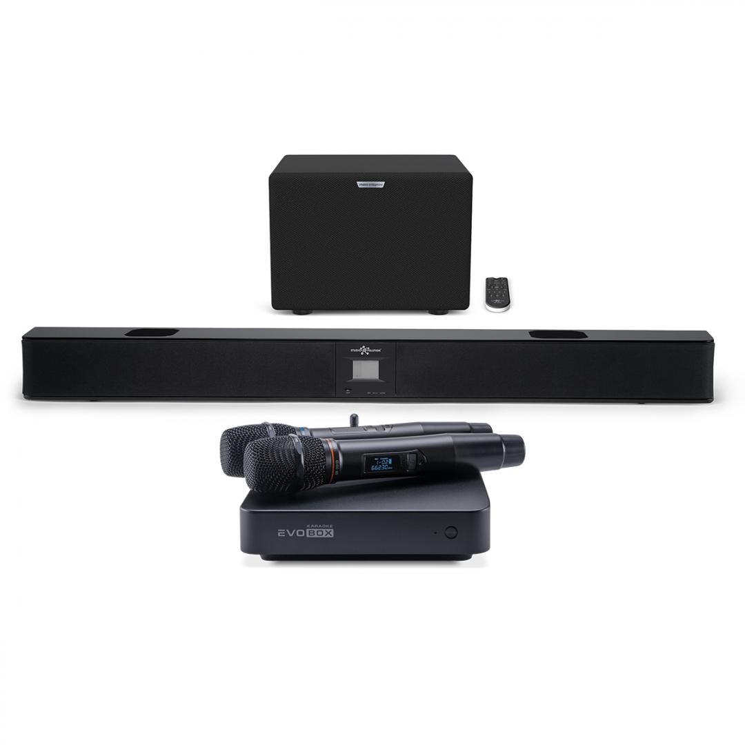 караоке-комплект EVOBOX Plus + EvoSound Bar (саундбар с караоке) в Каслях