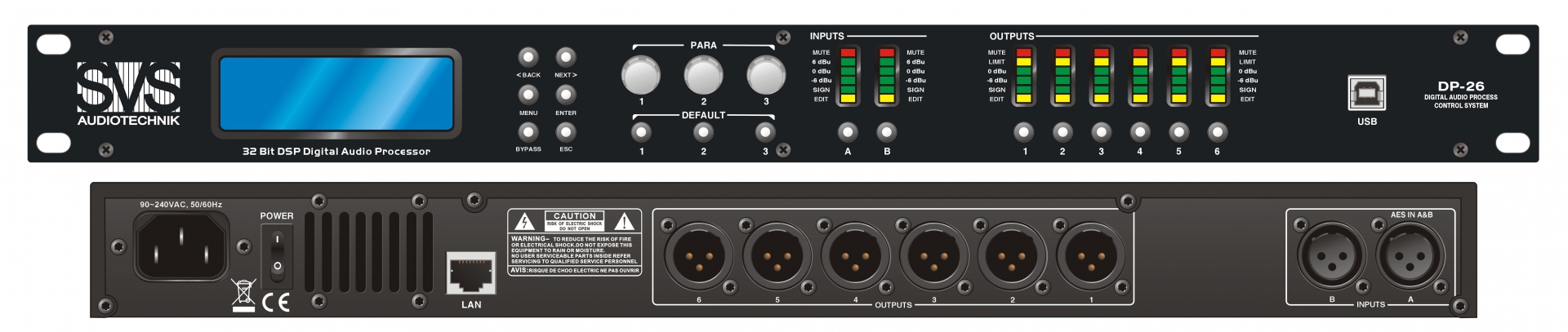 SVS Audiotechnik DP-26 Цифровой процессор: 2 входа 6 выходов в Каслях