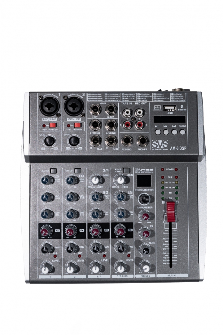 SVS Audiotechnik mixers AM-6 DSP Микшерный пульт аналоговый, 6-канальный SVS Audiotechnik mixers в Каслях