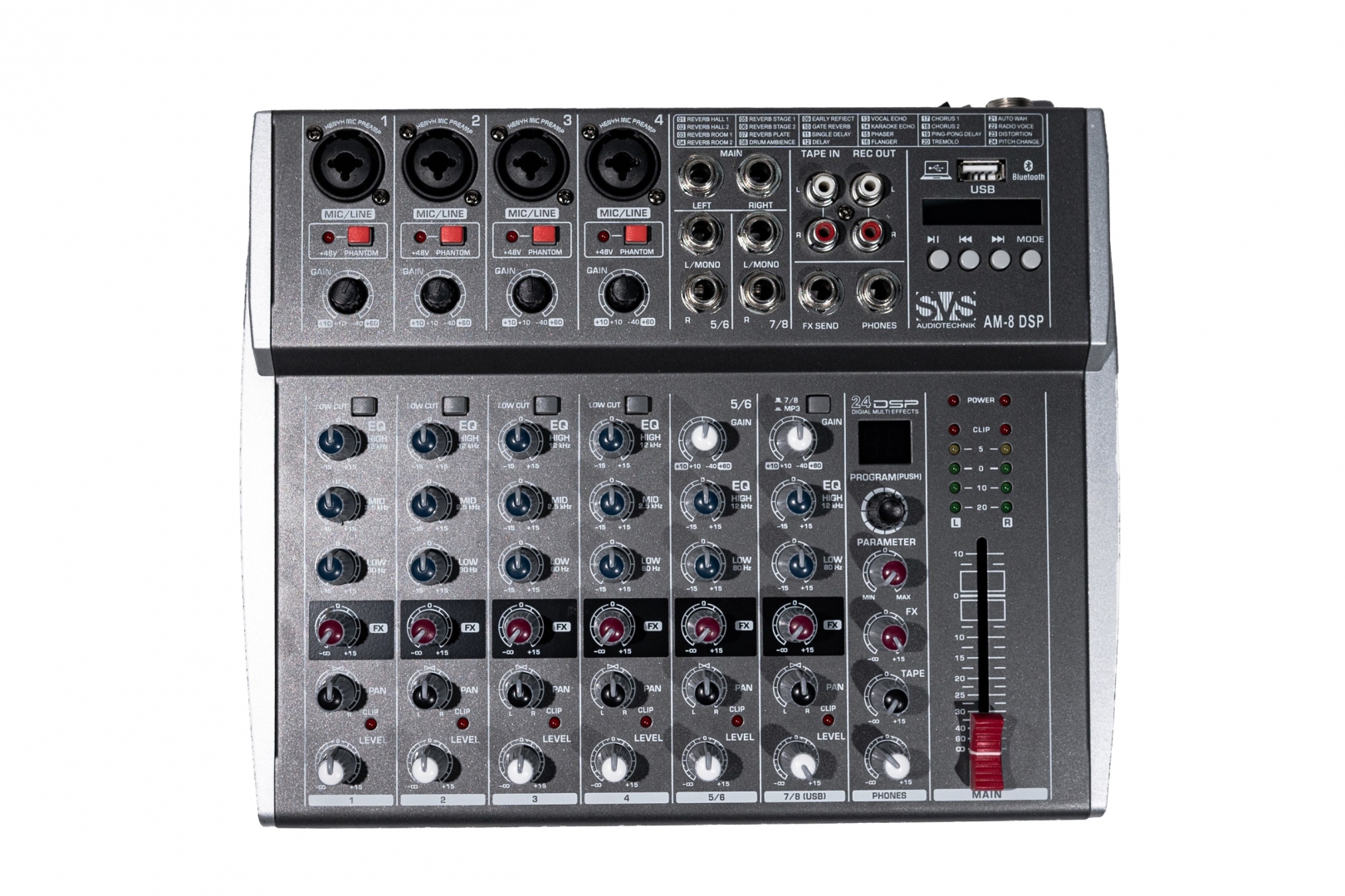 SVS Audiotechnik mixers AM-8 DSP Микшерный пульт аналоговый, 8-канальный в Каслях
