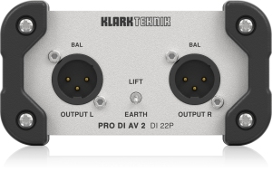 Klark Teknik DI 22P пассивный стерео директ-бокс в Каслях