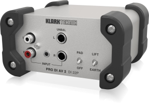 Klark Teknik DI 22P пассивный стерео директ-бокс в Каслях